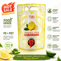 Sac Doypack PET 3L 5L avec valve et robinet distributeur pour emballage de liquides - Vin, café, vodka (jetable)