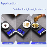 0.001g High Precision Measuring Range Electronic Digital Jewelry Scale Portable Customizable