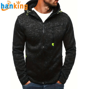 Ehankign Moda Personalidad Cremallera Sudaderas con capucha para hombres, Cómoda Sudadera con capucha de moda, Ropa de hombre para Otoño Invierno - Product Image 1
