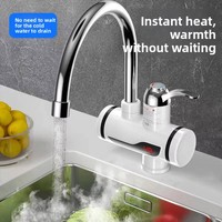 Robinet d'eau chaude électrique pour le commerce extérieur, robinet de cuisine à chauffage instantané pour usage domestique, commande mécanique, boîtier ABS pour un chauffage rapide de l'eau