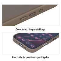 DL Élégant Design Personnalisé Universel PU Plaine En Cuir Pochette de Téléphone étui de téléphone pour iPhone 16 Plus Pro Promax