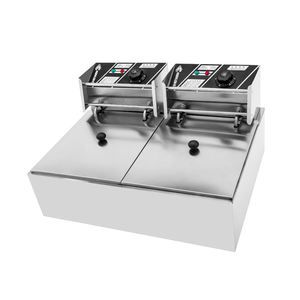 Kangyang cocina comercial asado cocina en doble cónica de moda venta plátano frito freidora doble tanque <span class=keywords><strong>horno</strong></span> máquina - Product Image 3