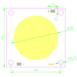 Quang phổ đầy đủ phát triển ấm trắng <span class=keywords><strong>Led</strong></span> <span class=keywords><strong>Chip</strong></span> công suất cao COB <span class=keywords><strong>LED</strong></span> <span class=keywords><strong>chip</strong></span> 20 - Product Image 5