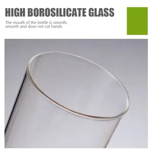 Gloway Hot Selling 18 Spec. Luchtdichte Doorzichtige Graankeuken Opslag Borosilicaatglas Voedselopslagcontainer Met Bamboe Deksel