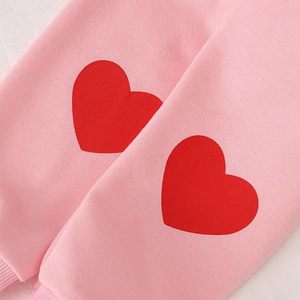 Mamá <span class=keywords><strong>y</strong></span> yo Día de San Valentín Mamá <span class=keywords><strong>y</strong></span> bebé <span class=keywords><strong>Sudadera</strong></span> a juego Amor <span class=keywords><strong>y</strong></span> Carta Conjunto de mamá e hija - Product Image 4