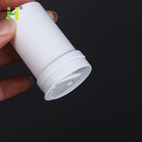 Boş Efervesan Tablet Tüpleri 48mm 68mm 90mm Plastik pp Kalsiyum C Vitamini Efervesan Şişeleri Nem Alıcı Kapaklı