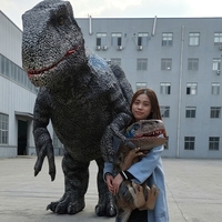 Accessoires tactiques de la fête d'halloween, costume de dinosaure ambidextre, cosplay pour rappeur