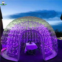 AIRFUN Transparent Bubble Glamping Dome Location Coulissant Dôme Tente Maison Igloo Bubble Tent Maison pour le camping