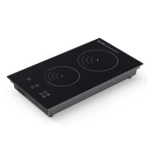 Precio bajo Control fácil negro 3000W doble sobrecalentamiento 2 quemador cristal inteligente Hotpot Cocina de Inducción - Product Image 1