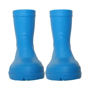 Botas de borracha com biqueira de aço personalizadas LAPPS antiderrapante à prova d'água moda masculina bota de tornozelo em pvc