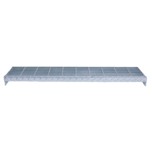 Scala Esterna in Metallo Zincato con Gradini Antiscivolo in Grigliato d'Acciaio, Scale in Acciaio Zincato - Product Image 2