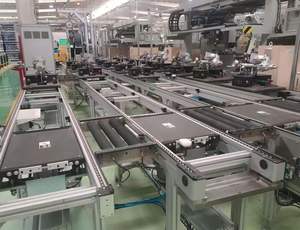 Nieuwe Flexibele Ketting Roestvrijstalen <span class=keywords><strong>Pallet</strong></span>-Handling Transportsysteem Met Instelbare Snelheid En Zware Laadvermogen - Product Image 3