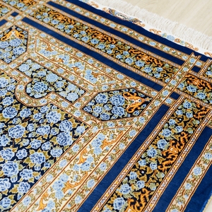 91 cm x 152 elegante alfombra anudada antiguo efecto Toronto <span class=keywords><strong>comprar</strong></span> en línea India hecho a mano de Turquía alfombra de seda - Product Image 4