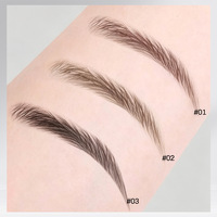 Crayon de remplissage pour sourcils et barbe pour hommes, marque privée, longue tenue, effet naturel
