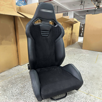 Sièges baquet de course universels SR-S à dégagement rapide, inclinables, style sport, pour voitures modifiées, avec double glissière - Vente chaude