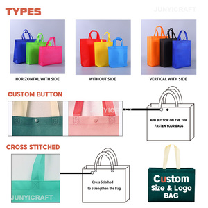 Sacs non tissés personnalisés en gros à prix abordable avec logo imprimé coloré et taille sur mesure – Sacs de courses et cabas non tissés avec logo imprimé sur mesure - Product Image 4