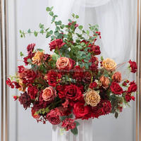 LEXI Promotion Exceptionnelle Boule de Fleurs Artificielles en Soie Rose Faite à la Main de Haute Qualité pour Mariage, Saint-Valentin, Décoration de Scène et Fêtes - Livraison Rapide