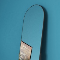 SWT Miroir de coiffeuse octogonal en or moderne avec base en marbre Lady Ins pour la maison ou la salle de bain