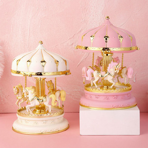 Caja de música personalizada para niños, Mini carrusel, regalo de boda, recuerdo de <span class=keywords><strong>amor</strong></span> - Product Image 3