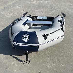 Perahu Ponton Tiup Solar Marine 2 Orang <span class=keywords><strong>2.3</strong></span> M, Lantai Dek Udara, Proses Penyegelan dengan Pengelasan Panas untuk Air Laut - Product Image 4