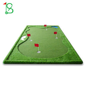 Gazon artificiel rectangulaire Source Factory pour golf en salle 2m x 3,5m, imperméable et durable, équipement d'entraînement - Product Image 4
