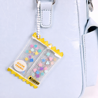 Porte-clés PVC personnalisé écologique pour bonbons, porte-badge transparent Kawaii pour Itabag, protection esthétique pour merchandising Anime, personnalisable