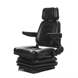 Asiento de Conductor de Cuero con Reposabrazos Ajustables para Maquinaria Pesada, Cruceros, Tractores, Motoniveladoras, Asientos Modificados para Automóviles T&H International - Product Image 3