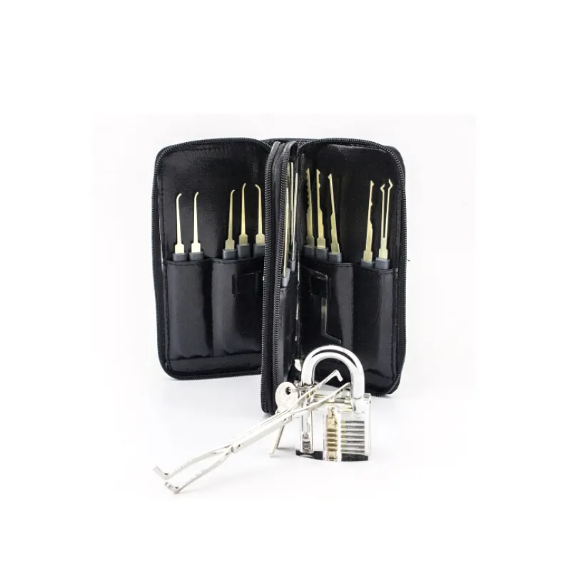 Stainless steel locksmith supplies lock pick tool set