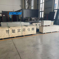 Monte-charge électrique hydraulique pour entrepôt, élévateur de marchandises sur rail pour le transport de fret