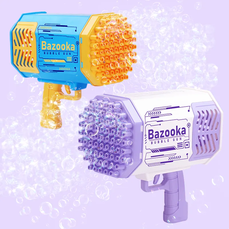 Pistola automatica all'ingrosso dei giocattoli della bolla di Gatling di Bazooka, giocattolo della mitragliatrice della bolla, pistola elettrica della bolla della macchina della bolla di Gatling