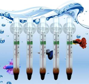 Thermomètre flottant en verre pour aquarium avec ventouse, thermomètre pour aquarium, sans danger pour les poissons d'eau douce et d'eau salée - Product Image 6