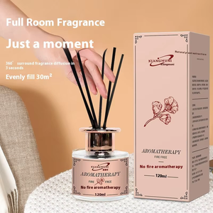 Difusor de Aroma de vidrio sostenible sin llama de larga duración hogar dormitorio decoración interior ambientador desodorante Reed <span class=keywords><strong>Hotel</strong></span> - Product Image 2