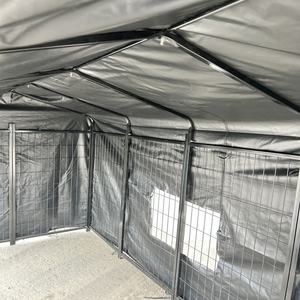 Heavy Duty grande cane all'aperto gabbia per animali domestici saldato filo <span class=keywords><strong>Pet</strong></span> stabulario/<span class=keywords><strong>Pet</strong></span> Dog recinzione gabbia del canile/con copertura impermeabile - Product Image 5