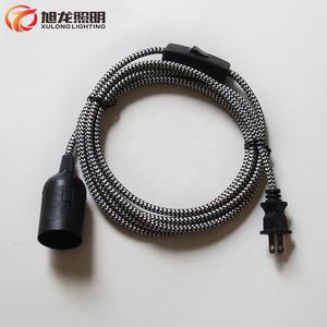 <span class=keywords><strong>Portalámparas</strong></span> colgante de Estilo Vintage E26 E27, cable de lámpara <span class=keywords><strong>con</strong></span> <span class=keywords><strong>enchufe</strong></span> de <span class=keywords><strong>interruptor</strong></span> - Product Image 3