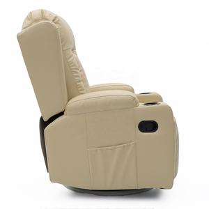 Geek sofa Furniture Modernes Leder Manueller Beauty Salon Liegestuhl mit Schaukel und Drehgelenk und Getränke halter für Wohnzimmer - Product Image 4