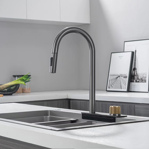 <span class=keywords><strong>Tiktok</strong></span>-grifos <span class=keywords><strong>de</strong></span> latón con diseño Popular, mezclador <span class=keywords><strong>de</strong></span> fregadero <span class=keywords><strong>de</strong></span> cocina, cascada - Product Image 5