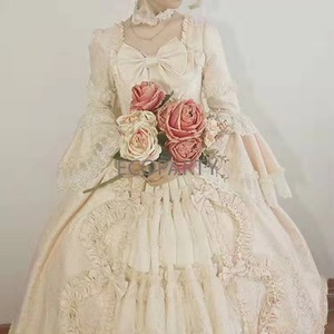 Vestido de Princesa Lolita de Anime para Mujer, Lindo Vestido con Lazo y Encaje, Vestidos de Gasa con Costuras, Faldas Amplias Combinables para Damas, Nuevo - Product Image 3