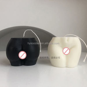 Molde de Silicona para Velas de 2 Tamaños, Decoración de Escritorio, Molde de Silicona para Velas con Forma de Trasero Grande, Molde de Silicona para Yeso, Jabón, Cera, Chocolate - Product Image 3