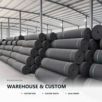 Feutre polyester aiguilleté sur mesure, rouleau de tissu non tissé, sans perte de fibres, blanc, gris, noir, OEM
