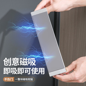 Magnetic Slipper <b>Rack</b> <b>Wall</b> Mounted For Security Iron Doors Storage Multi Purpose Drill Free Installation - Product Image 3