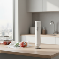 Mini Scelleuse Sous Vide Portable Rechargeable, Machine de Conservation des Aliments Automatique, Électrique, Silencieuse, pour Usage Domestique