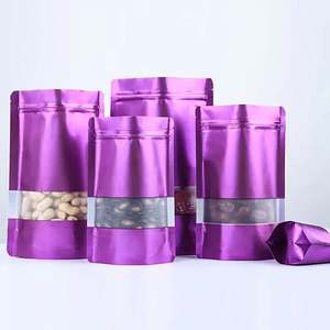 2024 meilleure qualité personnalisé en aluminium pochette debout sac à fermeture éclair pochette debout ziplock sac en plastique pour aliments séchés bolsa stand-up - Product Image 1