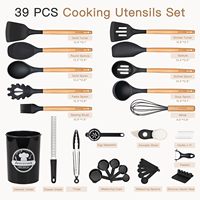 Ensemble d'ustensiles de cuisine Astercook certifiés FDA LFGB SGS, qualité alimentaire, pour la cuisine à domicile, la pâtisserie, les restaurants et la restauration