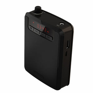 Amplificateur vocal portable professionnel avec batterie 2200 mAh, sortie 5-10W, et clip ceinture pour téléphone portable, entraîneur, professeur, extérieur - Product Image 1