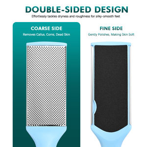 La lima del piede e il dispositivo di rimozione del callo <span class=keywords><strong>per</strong></span> la cura del piede Pedicure superficie metallica <span class=keywords><strong>per</strong></span> rimuovere la pelle dura può essere utilizzato su entrambi <span class=keywords><strong>i</strong></span> piedi bagnati e asciutti - Product Image 2