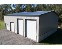 3 structures métalliques préfabriquées PEB pour garage et abri
