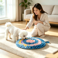 Tapis olfactif en feutre le plus vendu pour chien, jouet d'entraînement à l'alimentation lente pour le soulagement du stress et l'utilisation par les petits chiens