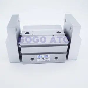 High quality GOGO High quality double acting pneumatic gripper wide type MHL2-25D SMC type Parallel style air gripper