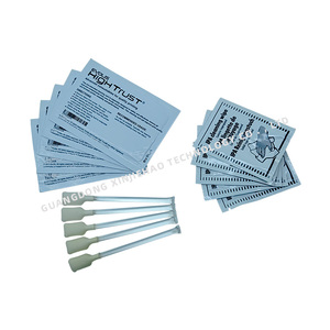 Carte de nettoyage Evolis A5011 pour imprimante de cartes Pebble3 Tattoo2RW Quantum2 Pebble4 Dualys3 KM500B KM2000B 5 cartes 5 écouvillons 5 lingettes/<span class=keywords><strong>sac</strong></span> - Product Image 1
