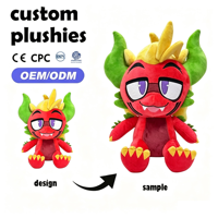 Peluche Dragon Violet Personnalisée OEM ODM, Adorable Dinosaure Ailé en Peluche, Design de Dessin Animé, Coton Doux, Cadeau pour Enfants